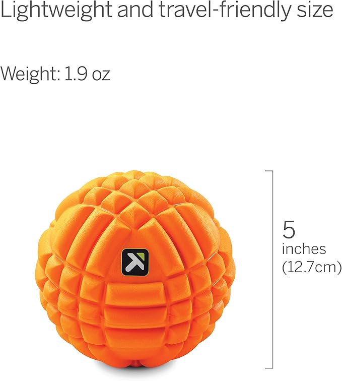 Trigger Point Performance TriggerPoint GRID Ball Foam Massage Ball (5-Inch) , Orange