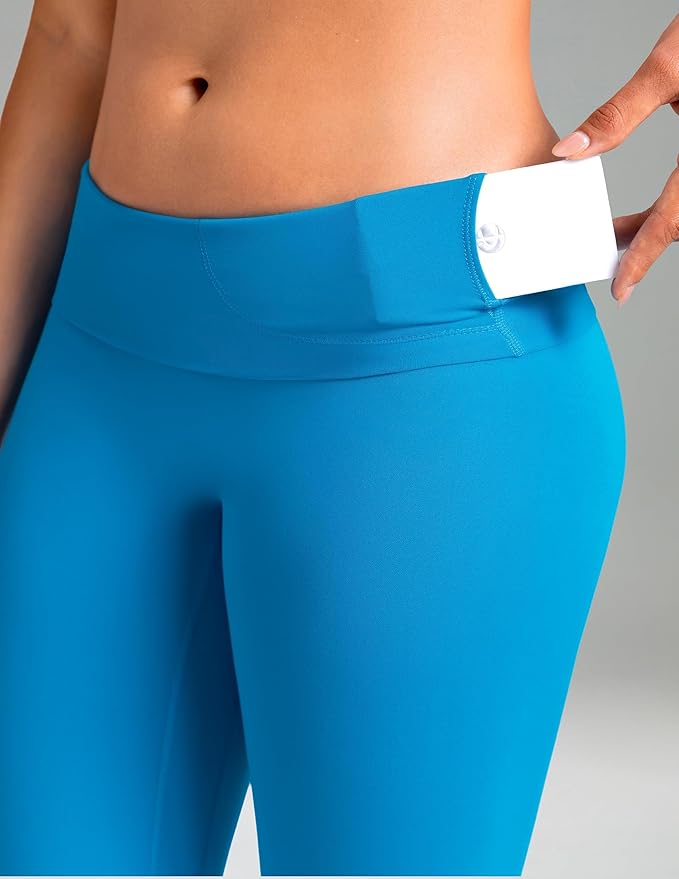 Colorfulkoala Dreamlux No Front Seam Leggings for Women 25"/28" Inseam, High Waisted Buttery Soft Yoga Pants