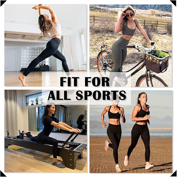 FULLSOFT Buttery Soft Leggings for Women - High Waisted Tummy Control No See Through Workout Yoga Cycling Tights Pants