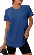 XIEERDUO Womens Workout Tops Short Sleeve Shirts Quick Dry Outfits for Hiking Running S-3XL