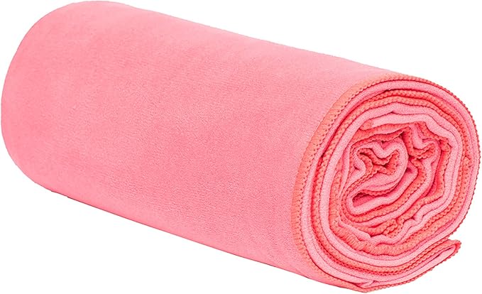 Shandali GoSweat Non-Slip Hot Yoga Towel with Super-Absorbent Soft Suede Microfiber in Many Colors, for Bikram Pilates and Yoga Mats.