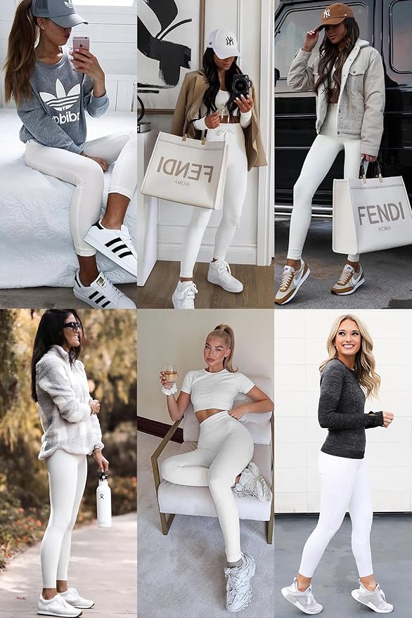 Laite Hebe Leggings for Women - High Waisted Full Length Buttery Soft Yoga Pants for Workout Athletic Daily