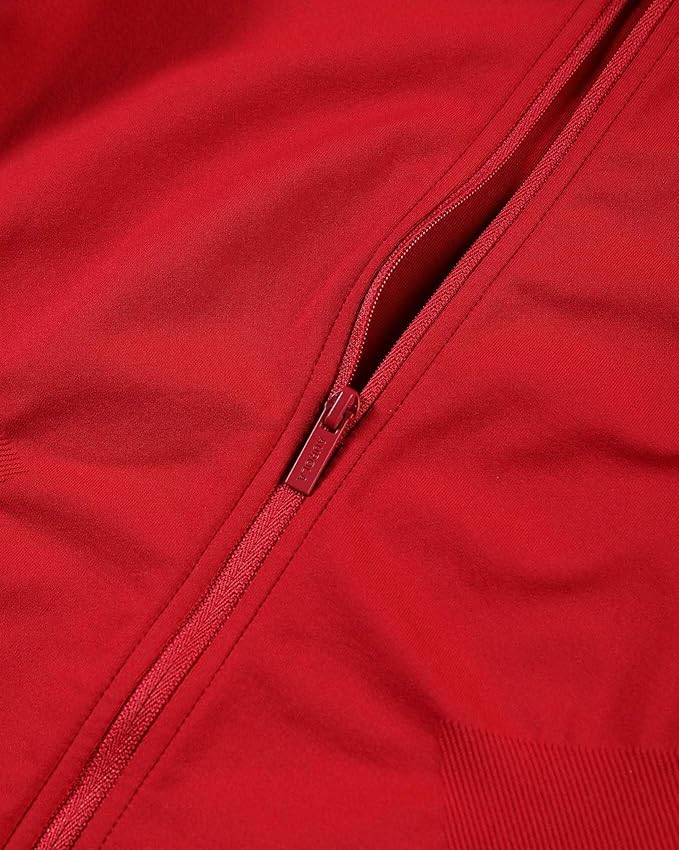AUROLA Influence Athletic Workout Jacket for Women, Lightweight Slim Fit Full Zip Running Yoga Sports Jacket with Thumb Holes