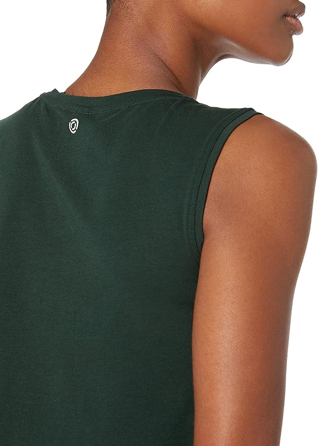 Amazon Essentials Women's Soft Cotton Relaxed-Fit Workout Tank Top (Available in Plus Size)
