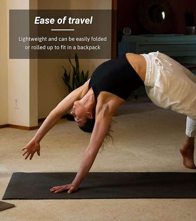 𝗘𝘃𝗲𝗿𝘆𝗱𝗮𝘆 𝗬𝗼𝗴𝗮 Mat Premium Edition, Non-Slip Exercise & Fitness Mat - Eco-Friendly, Anti-Tear, 3-5mm Thickness for Yoga, Pilates & Floor Workouts