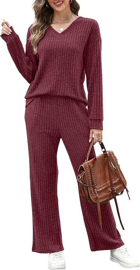 RUMIA Lounge Sets for Women 2026 Vacation Matching Track Suits Sweater Fall Outfits (S-2XL)
