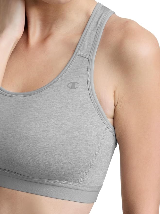 Champion Women's Sports Bra, Compression, Moisture Wicking, High-Impact Sports Bra for Women