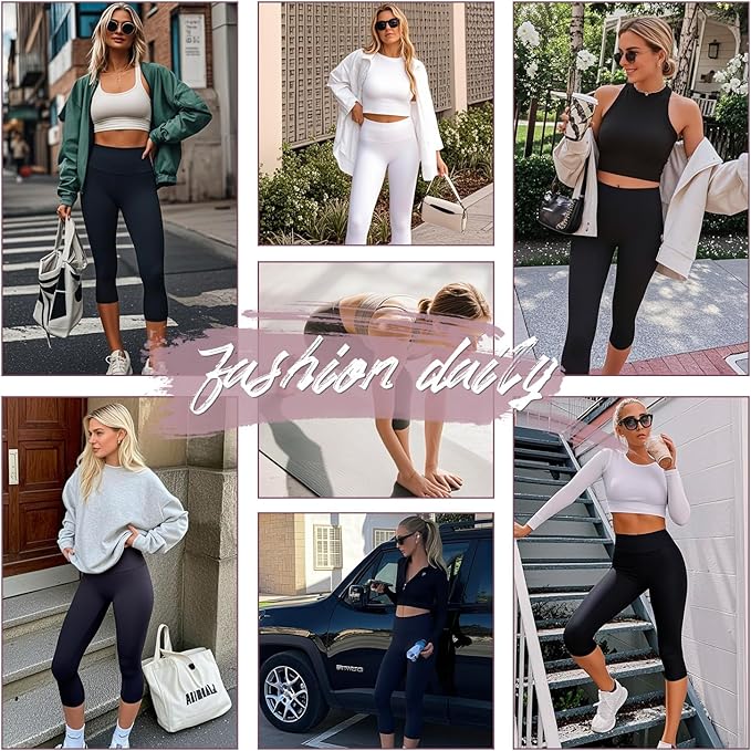 Laite Hebe Leggings for Women - High Waisted Full Length Buttery Soft Yoga Pants for Workout Athletic Daily
