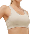Oalka Women's Racerback Sports Fitness Support Workout Running Bras