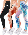 Blisset 3 Pack High Waisted Leggings for Women with Pockets Soft Active Tummy Control Pants for Yoga Running & Daily Wear