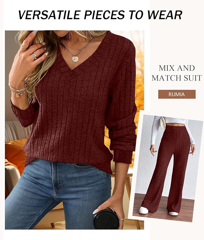 RUMIA Lounge Sets for Women 2026 Vacation Matching Track Suits Sweater Fall Outfits (S-2XL)