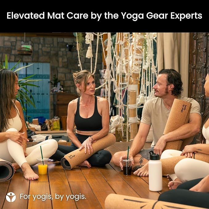 Yoga Clean – Eco-Friendly Yoga Mat Cleaner & Deodorizing Spray | Neutralizes Sweat & Odor to Protect Your Mat | 8 oz Plant-Based Formula, Spa-Like Scent, Made in the USA