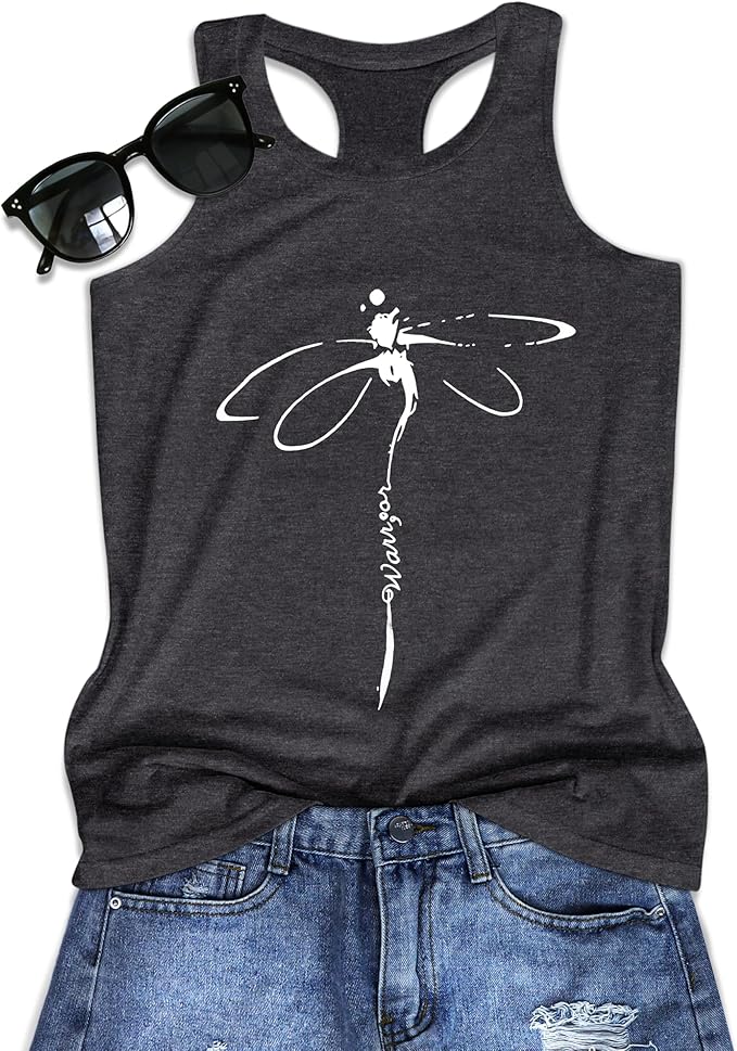 JILUVIN Tank Tops for Women Racerback Summer Sleeveless Casual Graphic Basic Top Shirts 2026
