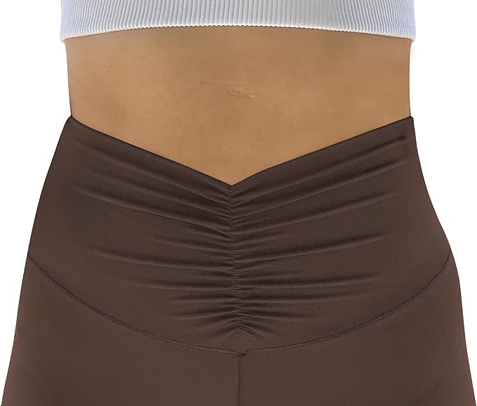 Sunzel Flare Leggings, Crossover Yoga Pants with Tummy Control, High-Waisted and Wide Leg