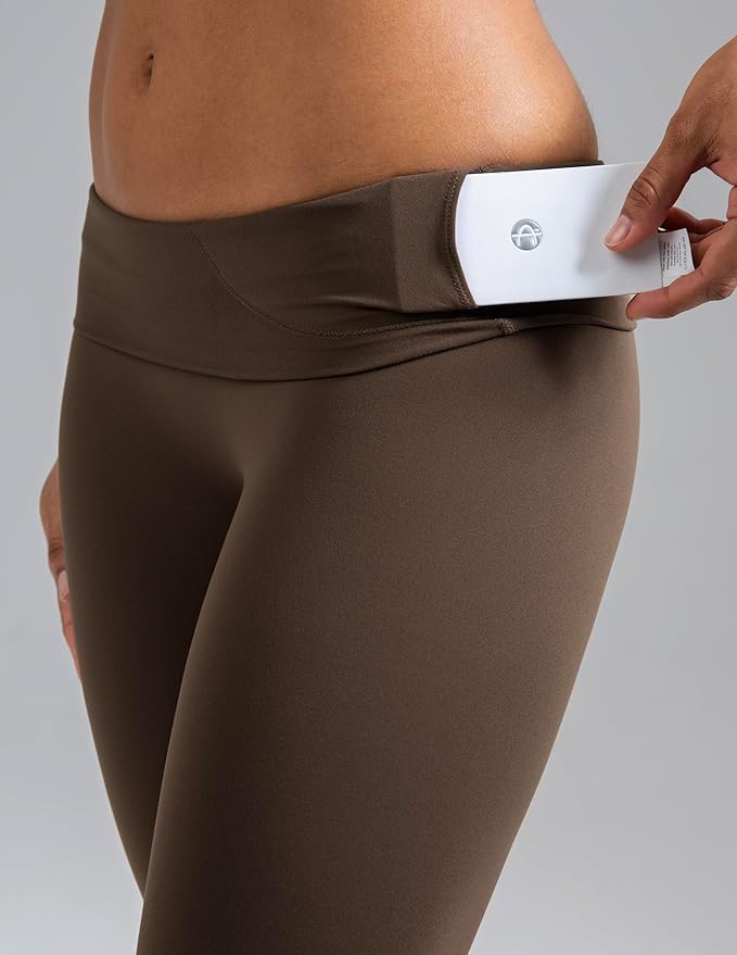 Colorfulkoala Dreamlux No Front Seam Leggings for Women 25"/28" Inseam, High Waisted Buttery Soft Yoga Pants