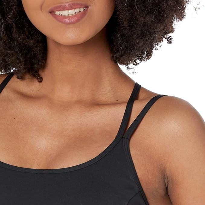 Amazon Essentials Women's Padded Comfy Sports Bra - Active Sculpt Strappy Back