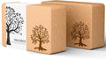 Cork Yoga Blocks 2 Pack Set, Natural Cork Soft Non-Slip Yoga Blocks, High Density & Eco Friendly Yoga Accessories for Women| Men, Ideal for Yoga, Pilates, Stretching and Toning