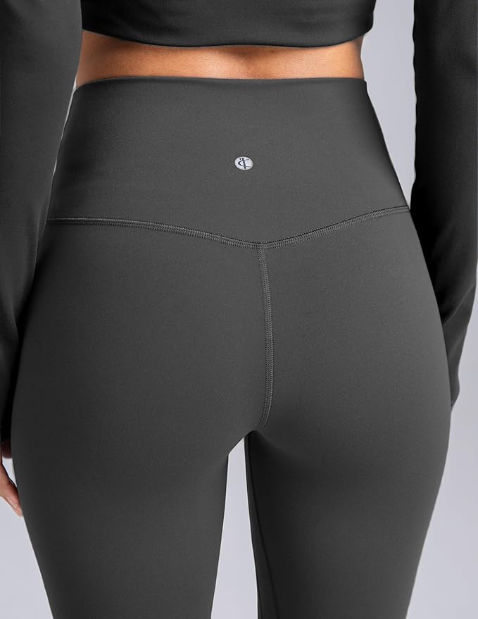 Colorfulkoala Dreamlux No Front Seam Leggings for Women 25"/28" Inseam, High Waisted Buttery Soft Yoga Pants