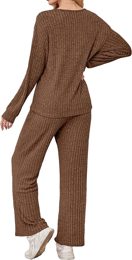 RUMIA Lounge Sets for Women 2026 Vacation Matching Track Suits Sweater Fall Outfits (S-2XL)