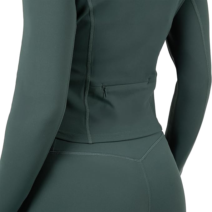 YITTY Active Women's Ultraluxe Full Zip Jacket, Athleisure, 4-Way-Stretch, Thumbholes