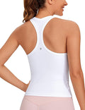 CRZ YOGA Butterluxe Racerback Tank Tops for Women - Yoga Workout Casual Gym Athletic Camisole Tight Sleeveless Shirts