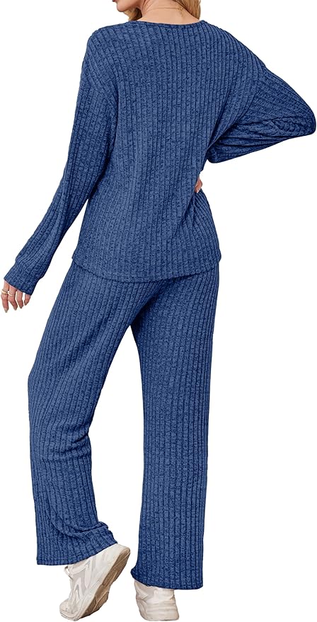 RUMIA Lounge Sets for Women 2026 Vacation Matching Track Suits Sweater Fall Outfits (S-2XL)