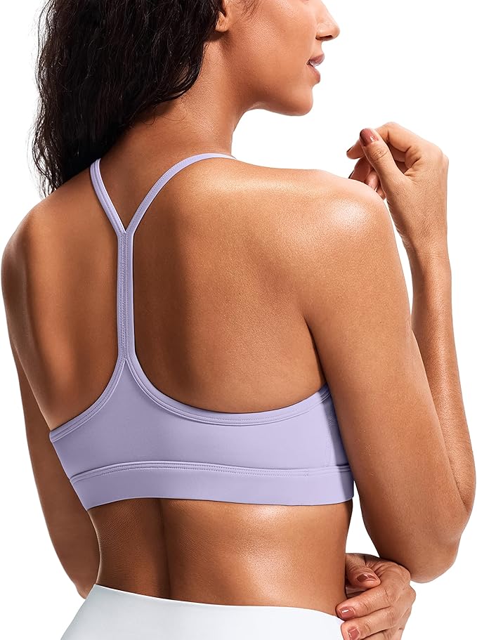 JOYSPELS Comfy Racerback Sports Bras for Women with Removable Pads Luxury Dupe for Workout & Daily Use, A-C Cups