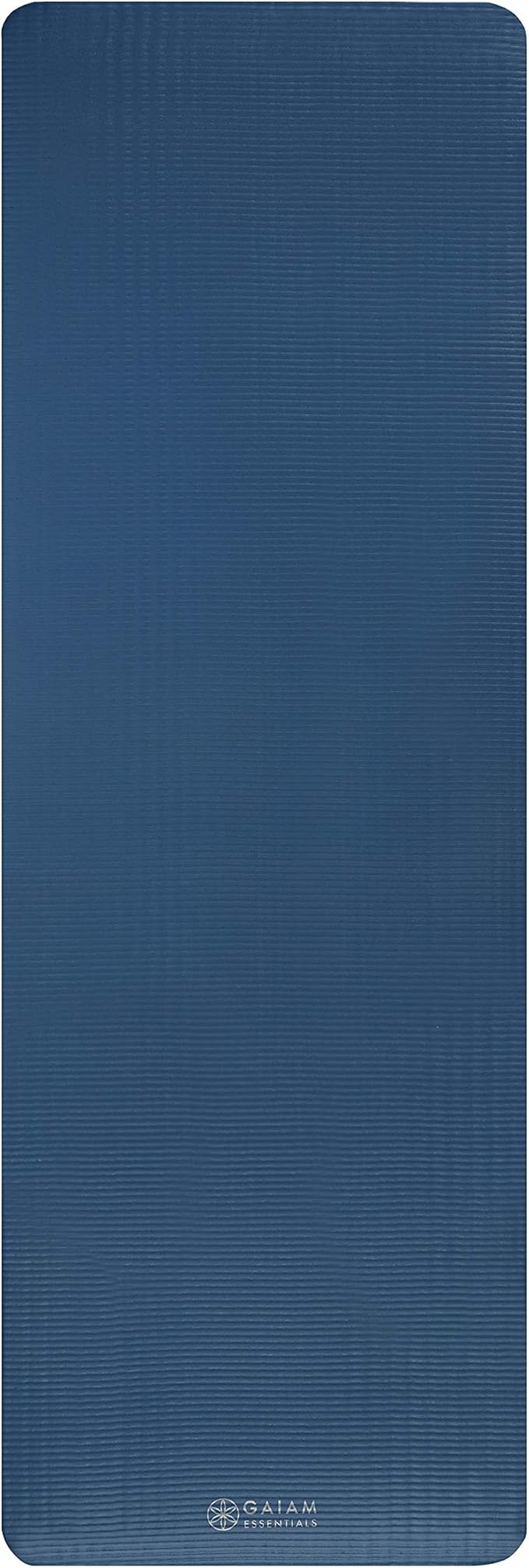Gaiam Yoga Mat, Pilates & Exercise Mat, Thick 2/5" (10mm) Workout Mat with Easy-Cinch Carrying Strap for Home & Gym Workouts
