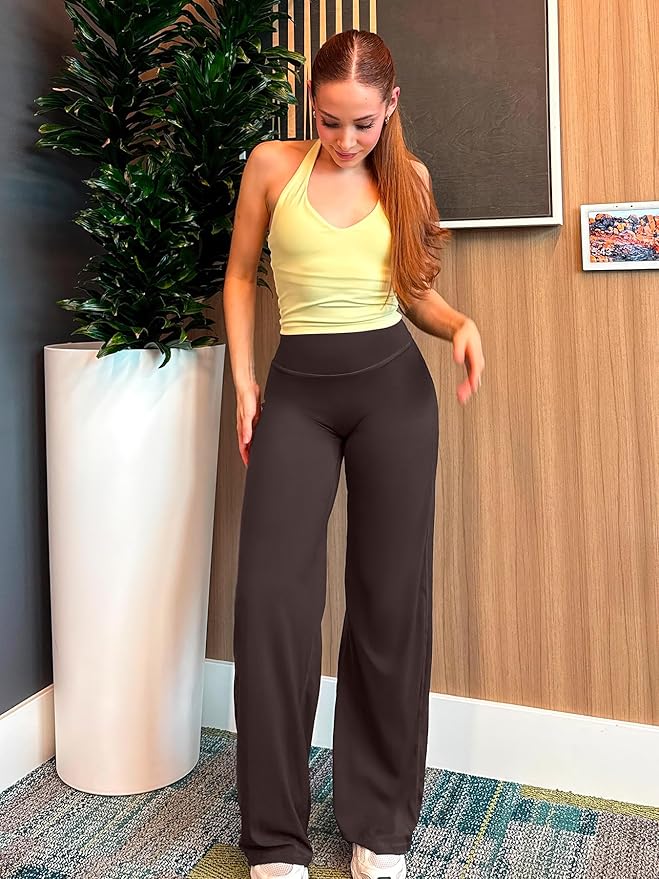 YEOREO Workout Leggings Womens No Front Seam Straight Leggings 29"/ 31.5"/ 33"/ 35" High Waist Buttery Eddiy Gym Yoga Pants