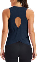 Alaroo Womens Workout Tank Tops Sleeveless Short Shirts for Sport Athletic Yoga Running Gym Loose Crop 2026