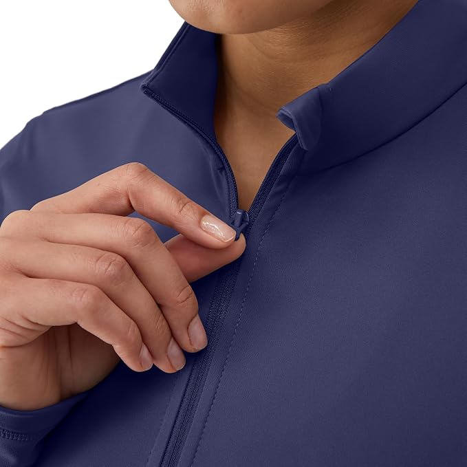Hanes Women's Jacket, Moves Full-Zip Workout Jacket, Moisture-Wicking Outwear, Soft & Stretchy Athletic Wear for Women