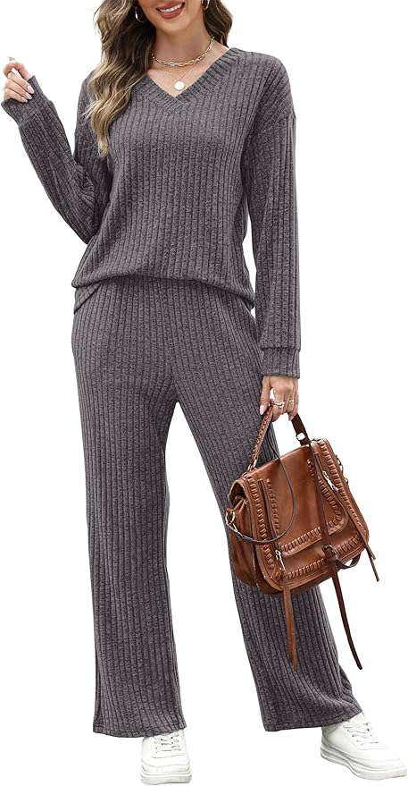 RUMIA Lounge Sets for Women 2026 Vacation Matching Track Suits Sweater Fall Outfits (S-2XL)
