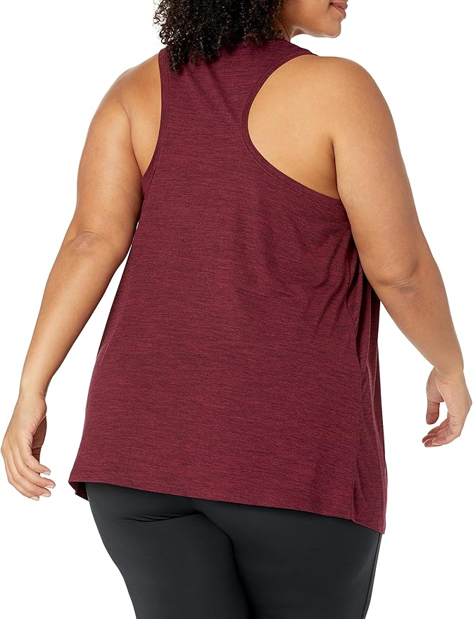 Amazon Essentials Women's Active Quick Dry Tech Stretch Racerback Scoop Neck Tank Top, Multipacks