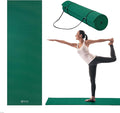 Gaiam Essentials 1/4" Thin (6mm) Yoga & Pilates, Fitness & Exercise Mat with Easy-Cinch Carrier Strap Cusion Support For Fitness and Gym Workouts