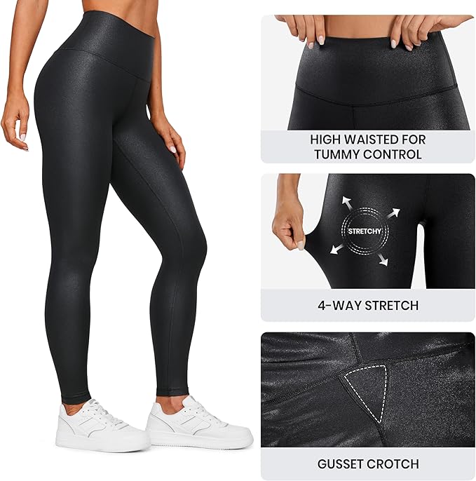 CRZ YOGA Butterluxe Yoga Leggings 31"- Extra Long High Waisted Workout Lounge Pants for Tall Women