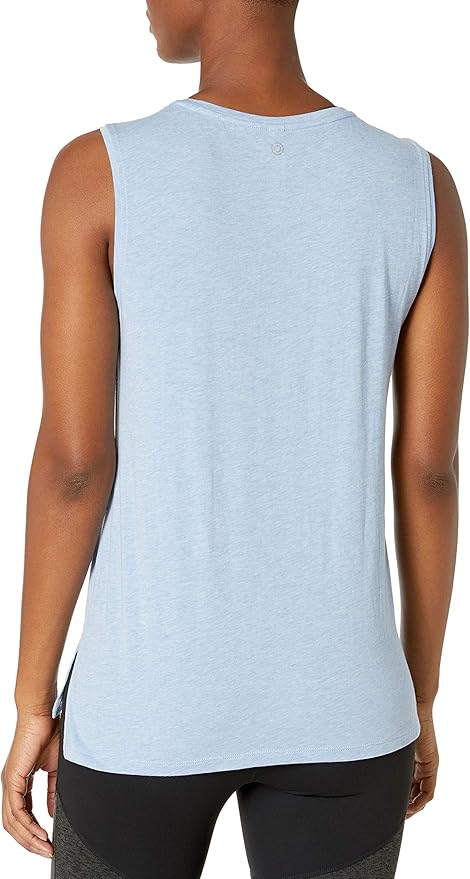 Amazon Essentials Women's Soft Cotton Relaxed-Fit Workout Tank Top (Available in Plus Size)