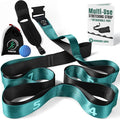 Stretch Strap with Loops Physical Therapy - Full Body Exercise Straps for Stretching with Detachable Foot - Leg & Calf Stretcher for Plantar Fasciitis, Physical Therapy, Pain Relief, and Flexibility