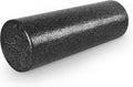ProsourceFit High Density Foam Rollers 18 - inches long, Firm Full Body Athletic Massage Tool for Back Stretching, Yoga, Pilates, Post Workout Muscle Recuperation, Black