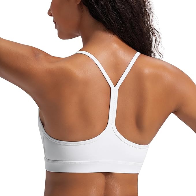 JOYSPELS Comfy Racerback Sports Bras for Women with Removable Pads Luxury Dupe for Workout & Daily Use, A-C Cups