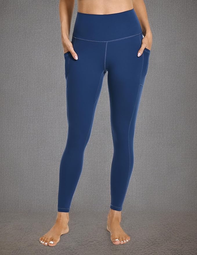 Colorfulkoala Women's High Waisted Yoga Pants 7/8 Length Leggings with Pockets