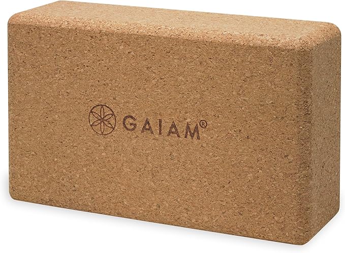 Gaiam Yoga Block - Supportive Latex-Free Eva Foam - Soft Non-Slip Surface with Beveled Edges for Yoga, Pilates, Meditation