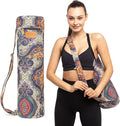 UDANA Yoga Mat Bag – Heavy Duty Canvas Carrier with 3 Pockets & Full Zip – Available in 3 Sizes (16L, 18L, 34L) - Multiple Colors
