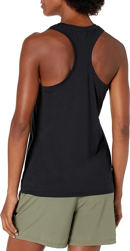 Amazon Essentials Women's Active Quick Dry Tech Stretch Racerback Scoop Neck Tank Top, Multipacks
