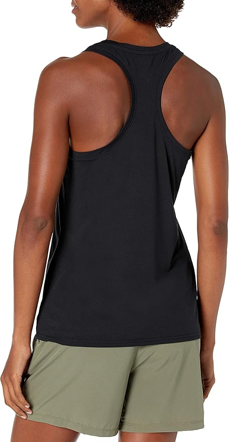 Amazon Essentials Women's Active Quick Dry Tech Stretch Racerback Scoop Neck Tank Top, Multipacks