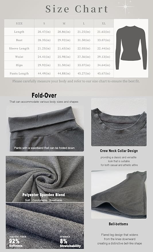 YETOWA Women's 2 Piece Lounge Outfits Slim Short Sleeve Tops Low Rise Flare Leggings Sets Yoga Sweatsuit