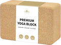 Hatha Yoga Cork Yoga Block, Natural Cork from Portuguese, Premium Brick, Eco-Friendly Yoga Accessories for Yoga, Pilates & Stretching