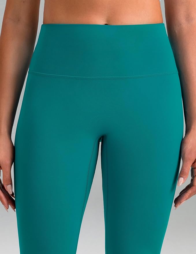 Colorfulkoala Dreamlux No Front Seam Leggings for Women 25"/28" Inseam, High Waisted Buttery Soft Yoga Pants