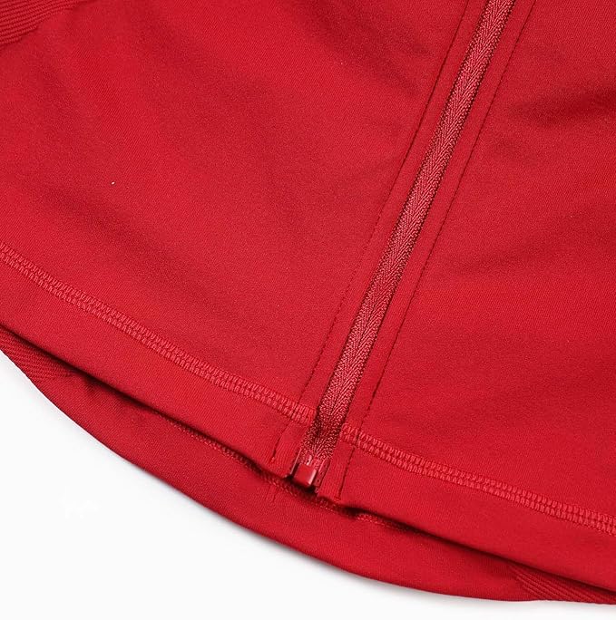 AUROLA Influence Athletic Workout Jacket for Women, Lightweight Slim Fit Full Zip Running Yoga Sports Jacket with Thumb Holes