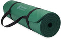 Gaiam Yoga Mat, Pilates & Exercise Mat, Thick 2/5" (10mm) Workout Mat with Easy-Cinch Carrying Strap for Home & Gym Workouts