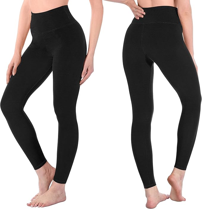 SINOPHANT High Waisted Leggings for Women - 2 Packs Buttery Soft Yoga Pants for Workout Athletic